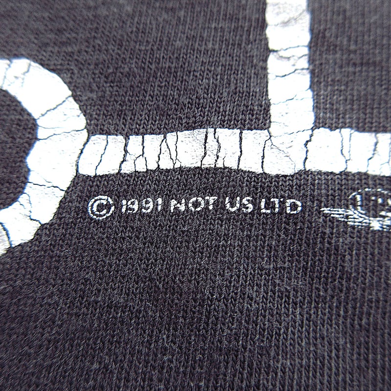 ビンテージ90's○U2 Zoo TVツアーTシャツ黒size XL○240702k1-m-t