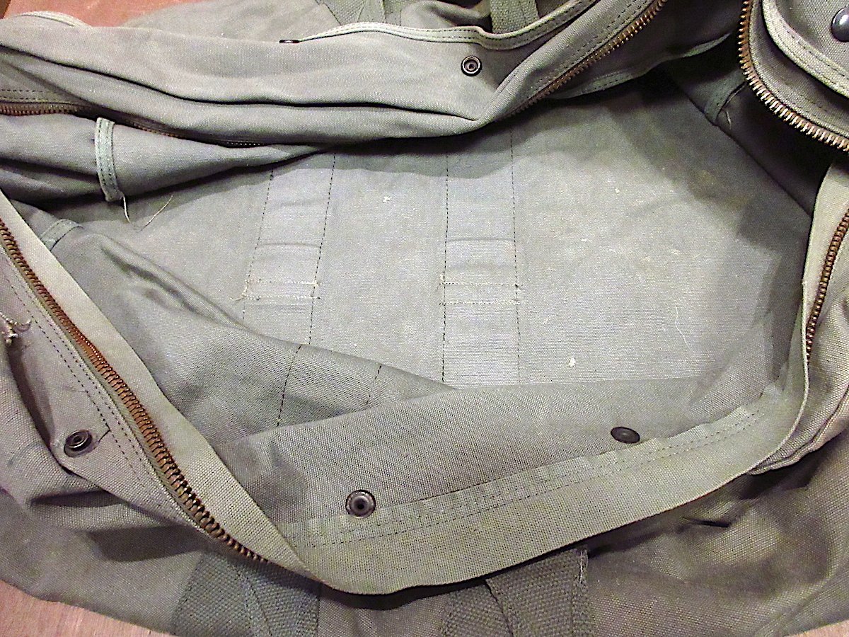 ビンテージ60's○ミリタリーフライヤーズキットバッグ○240430y4-bag