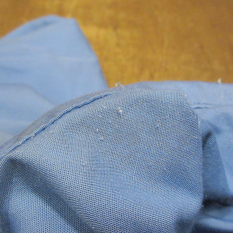 ビンテージ70's80's○USPS半袖ワークシャツ水色size L○230817j2-m-s