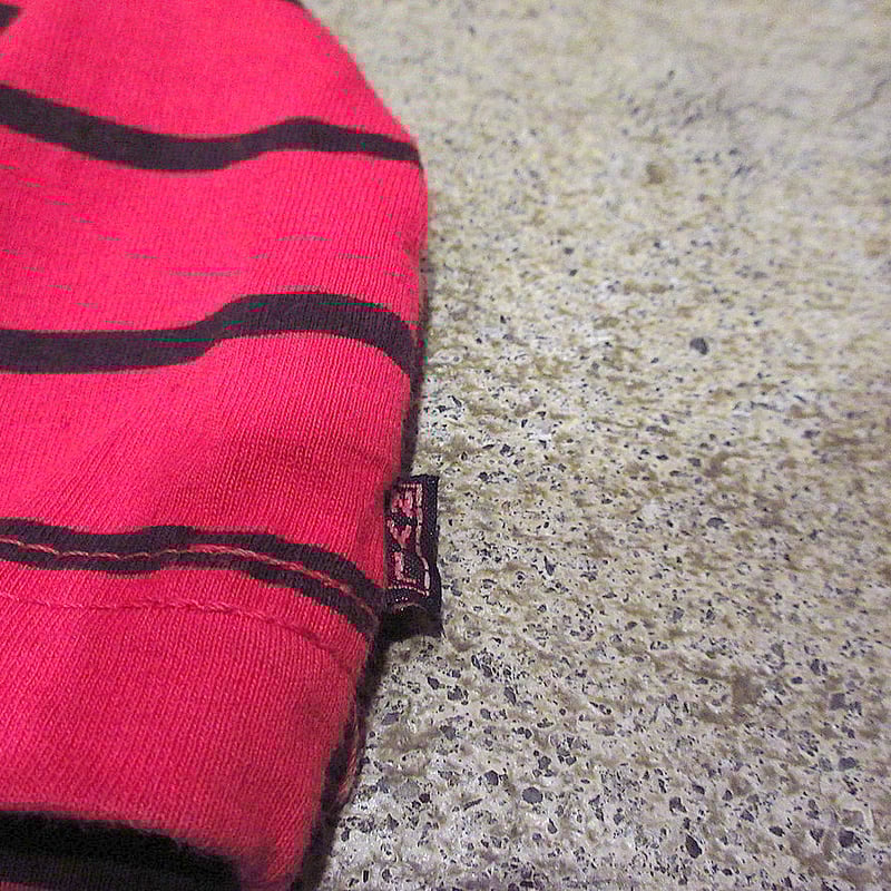 CVLTE 赤黒ボーダーロングTシャツ　XLサイズ　y2k 廃盤 90's MAD HECTIC ボーダー 赤黒 ロンT 長袖 裏原 Y2K - メルカリ