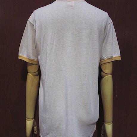 ビンテージ70's●WASHINGTON STATE GIRLSリンガーTシャツsize M●240623m6-m-tsh-ot染み込みワシントントップスメンズ古着