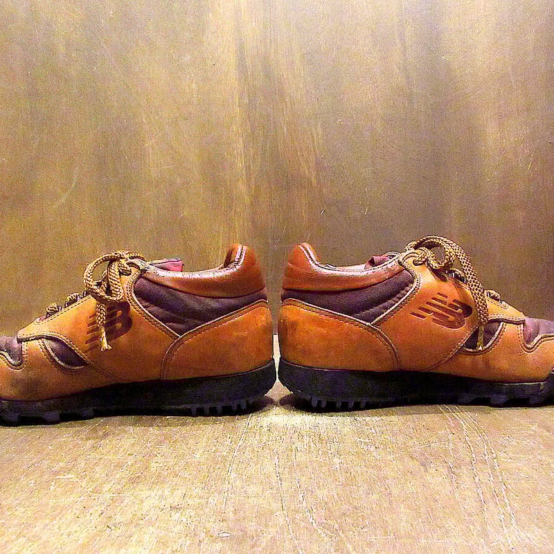 ビンテージ80's○New Balanceレザー×ナイロントレッキング