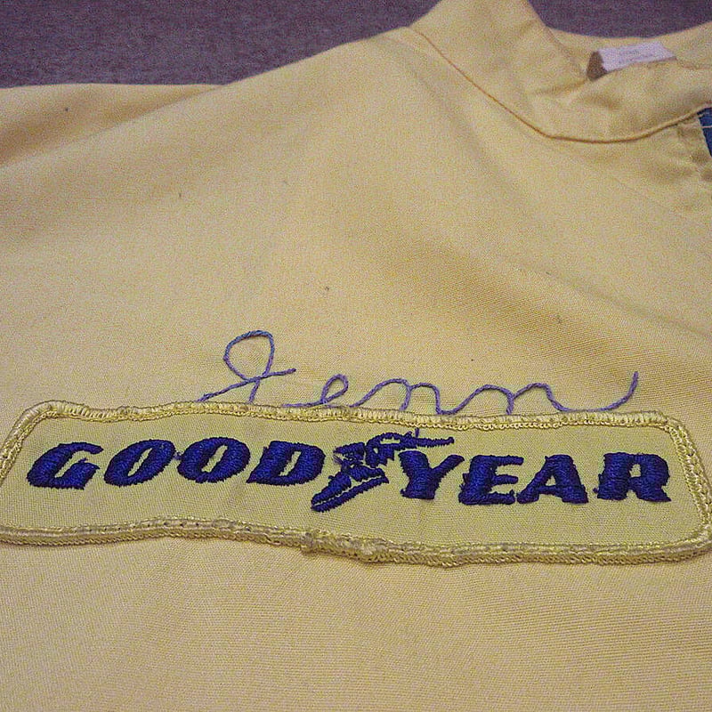 ビンテージ70's○GOOD YEARワッペン&刺繍入りレーシング ビンテージ70's○GOOD YEARワッペン&刺繍入りレーシング