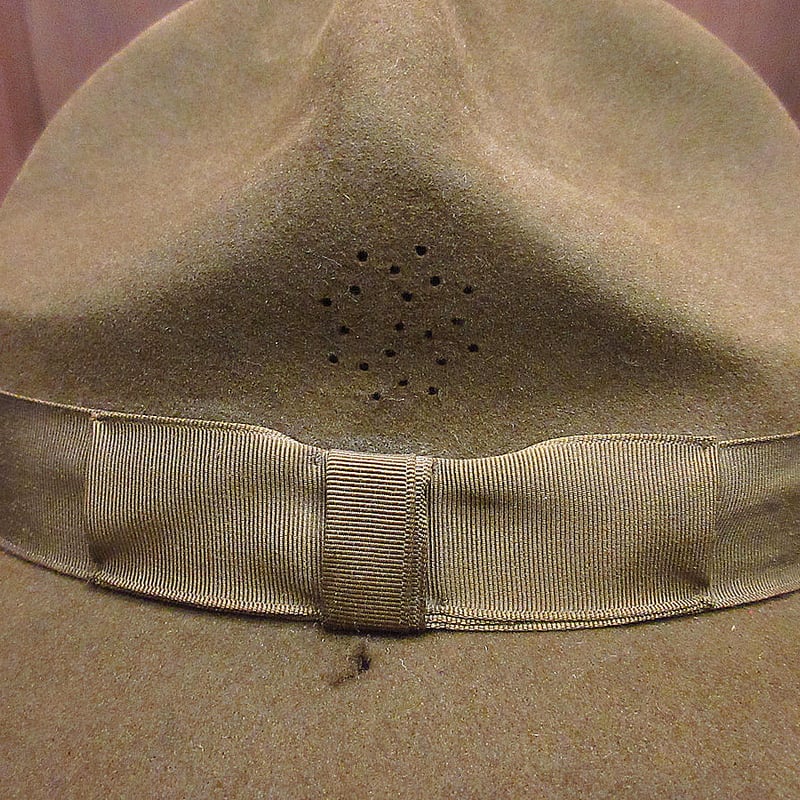 ビンテージ~60's○STETSONボーイスカウトキャンペーンハットsize