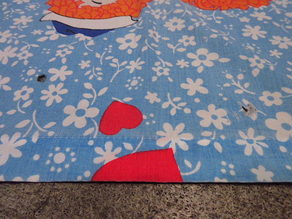 ビンテージ70's○ラガディアン&アンディベッドシーツsize 242cm×171.5