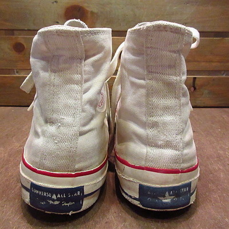 ビンテージ60's○CONVERSEチャックテイラーHI白9 1/2○200820n4 ビンテージ60's○CONVERSEチャックテイラーHI白9 1/2○200820n4