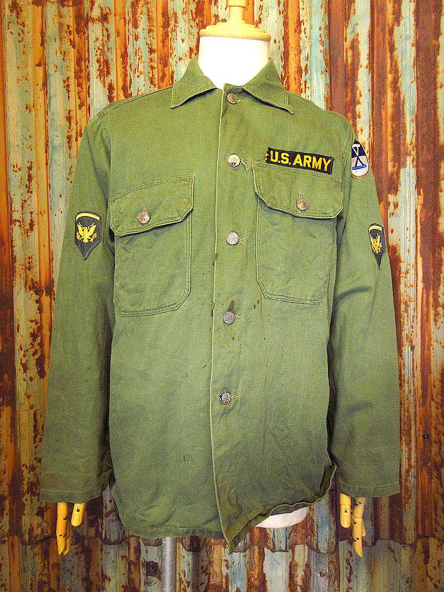 あま様専用米空軍ユーティリティシャツ13星金属ボタン 50s 米軍 U.S.ARMY