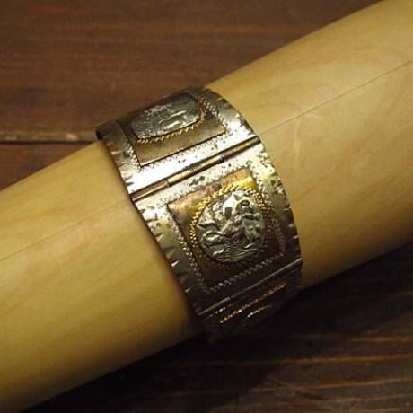 ビンテージ●ネイティブスターリングシルバーブレスレット●200922n9-bng インディアンヘッドシルバー925