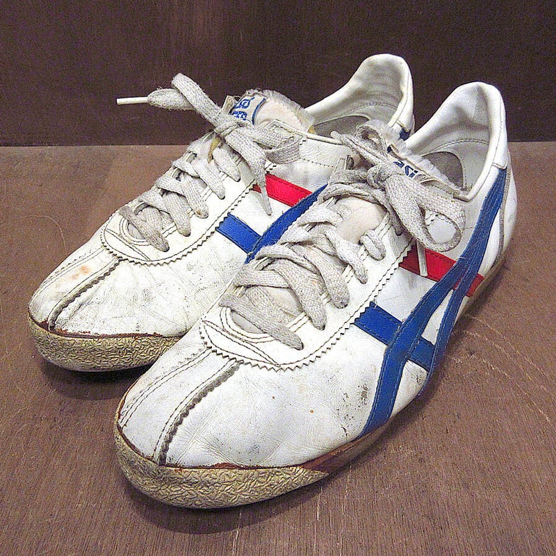 ビンテージ80's○asics TIGER CORSAIRスニーカーsize 8 1/2○21...