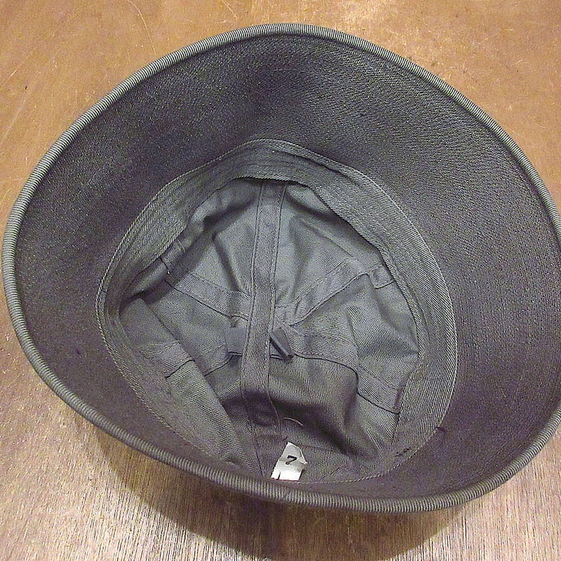 ビンテージ40's○DEADSTOCK U.S.NAVYセーラーハットグレー7