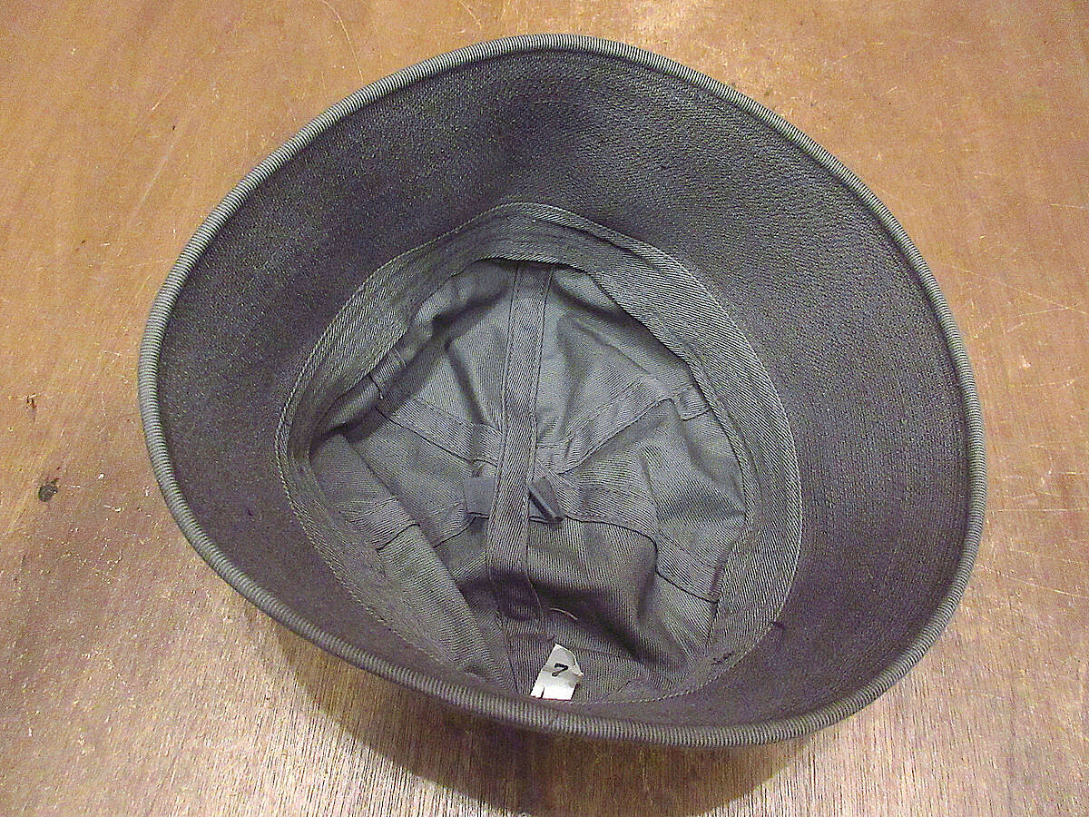 ビンテージ40's○DEADSTOCK U.S.NAVYセーラーハットグレー7○230617j
