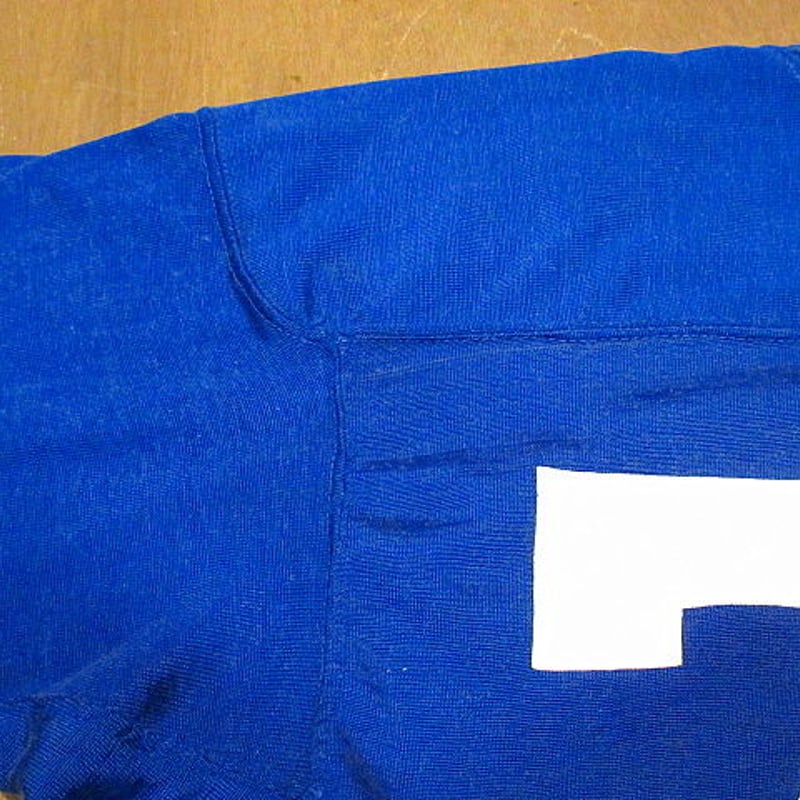 ビンテージ60's○Russell Southern アスレチックフットボールシャツ青