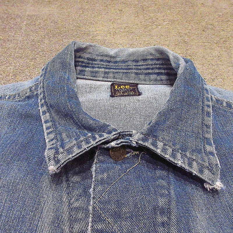 ビンテージ60's○Lee 101-Jデニムジャケットsize 44-L○220222s5 ビンテージ60's○Lee 101-Jデニムジャケットsize 44-L○220222s5