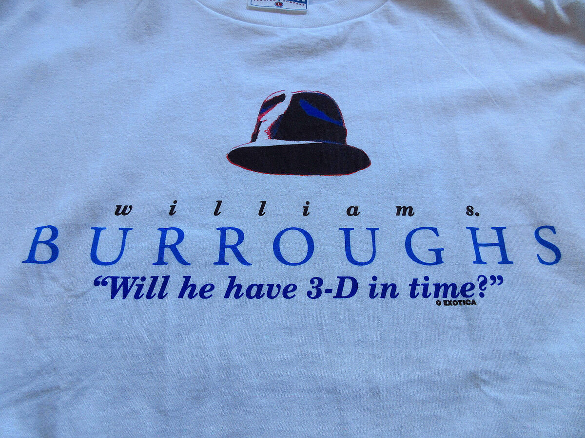 ビンテージ90's○DEADSTOCK William S. BurroughsプリントTシャ ビンテージ90's○DEADSTOCK William S. BurroughsプリントTシャ