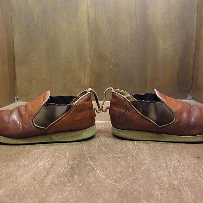 ビンテージ80's90's○RED WINGプリント羽根タグロメオブーツ茶 ビンテージ80's90's○RED WINGプリント羽根タグロメオブーツ茶