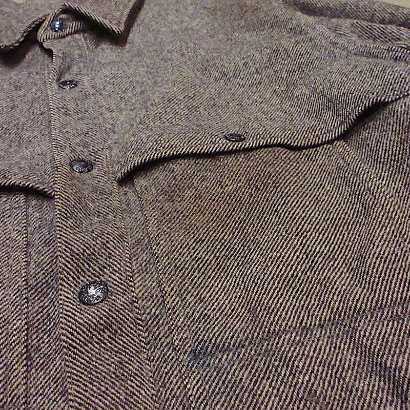 ビンテージ○FILSONウールダブルマッキーノクルーザージャケットグレー