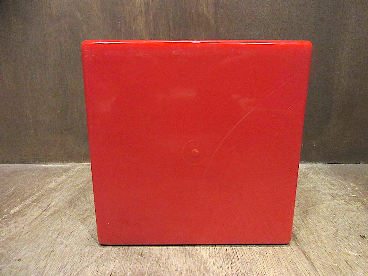 ビンテージ○InterDesignプラスチックミニボックス赤B○260331n7-bxs