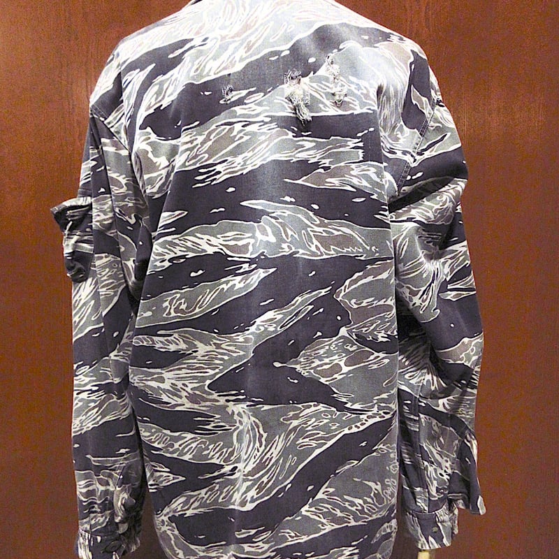 ビンテージ60's○タイガーストライプジャケットsize US M○260412m1-m