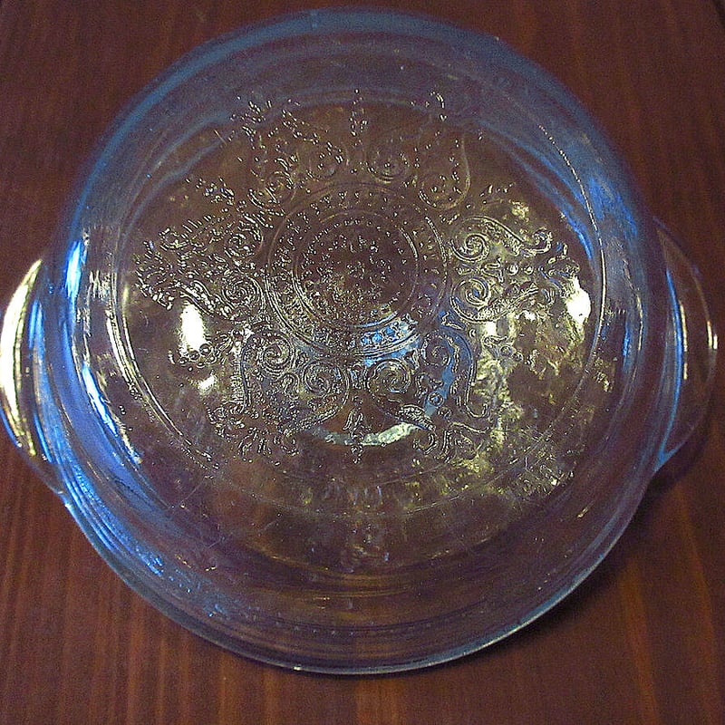 Fire king○サファイヤブルーフィルビーミニキャセロール○230426k3