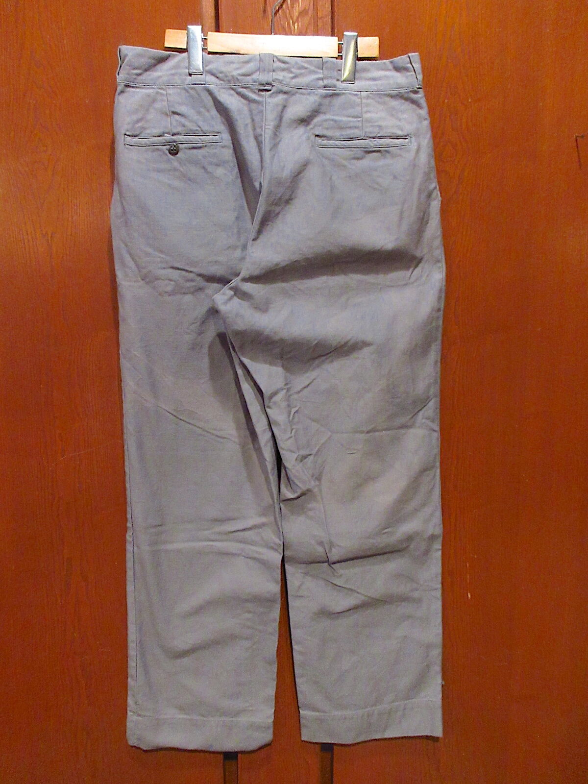 ビンテージ50's○HERCULES BOAT SAIL DRILLワークパンツグレー