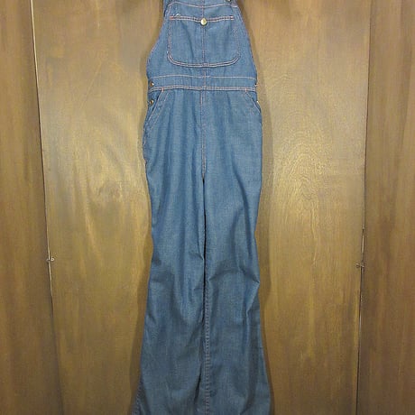 ビンテージ70's○Sears HBTオールインワンsize 44T○240110i2-m