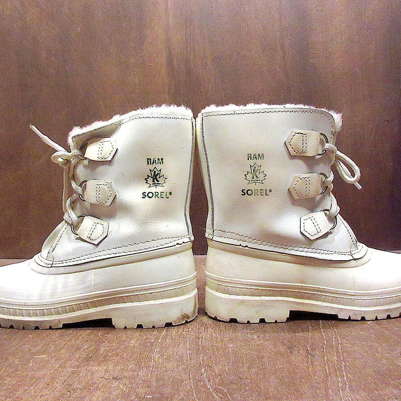 ヴィンテージ SOREL スノーブーツ カナダ製27cm ビンテージ○MADE IN CANADA SOREL CARIBOUスノーブーツ茶○24102
