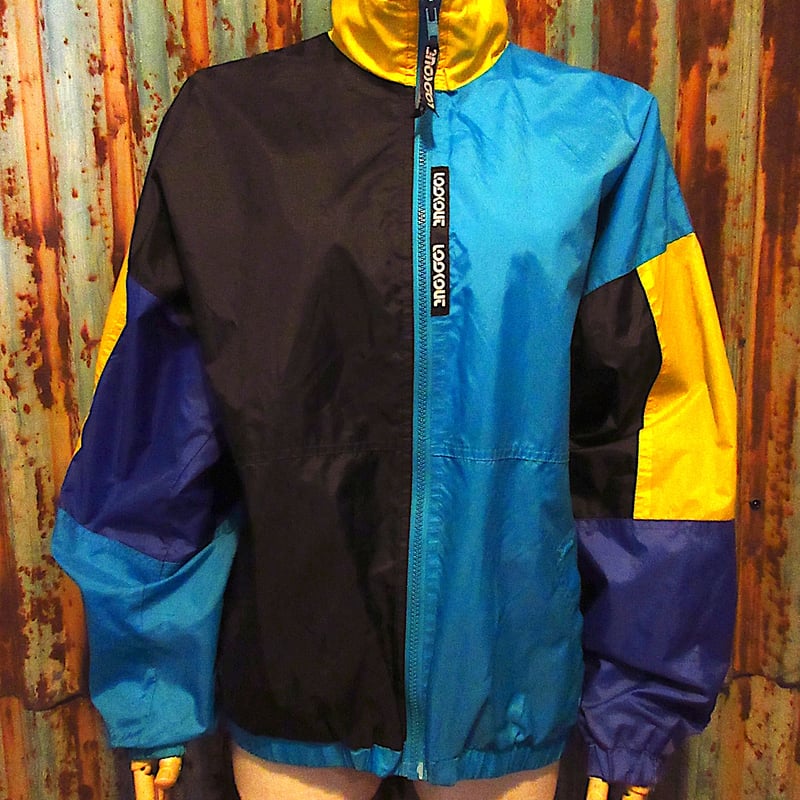 【専用】90s RalphLauren クレイジーパターン ナイロンジャケット ビンテージ80's90's○LOOKOUT5クレイジーパターンナイロンジャケット