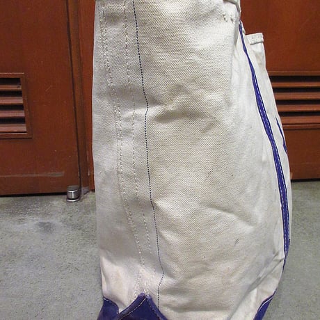 ビンテージ70's●L.L.Beanキャンバストートバッグ紫×白size L●240529i7-bag-ttエルエルビーントートパープル