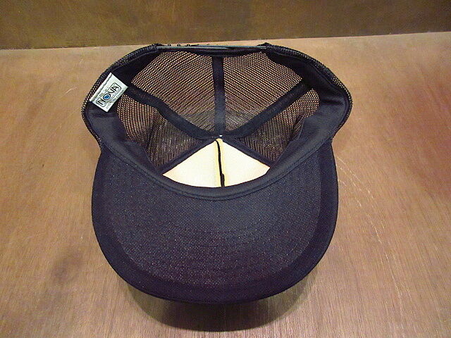 ビンテージ90's○ザ・シンプソンズスナップバックメッシュキャップ黒