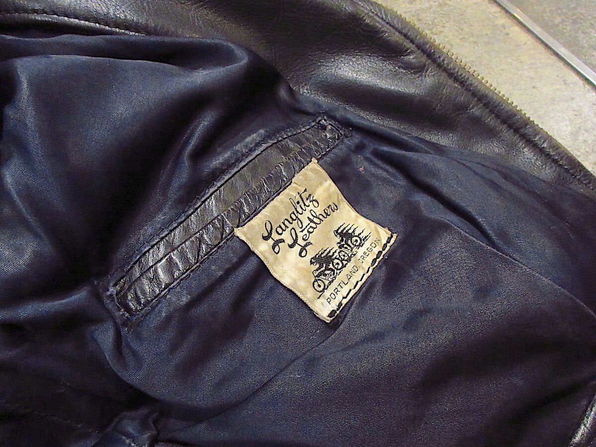 ビンテージ60's○Langlitz Leathersコロンビア○220919r8-m-jk- ビンテージ60's○Langlitz Leathersコロンビア○220919r8-m-jk-