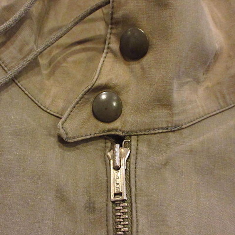 ビンテージ40's○U.S.NAVYハーフジップレインパーカM○200527s1-m-jk-m