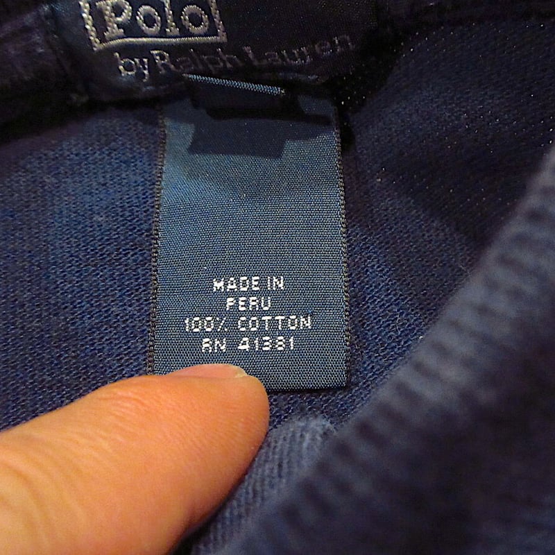 Polo by Ralph Laurenキッズコットンポロシャツ紺size 12M○22121