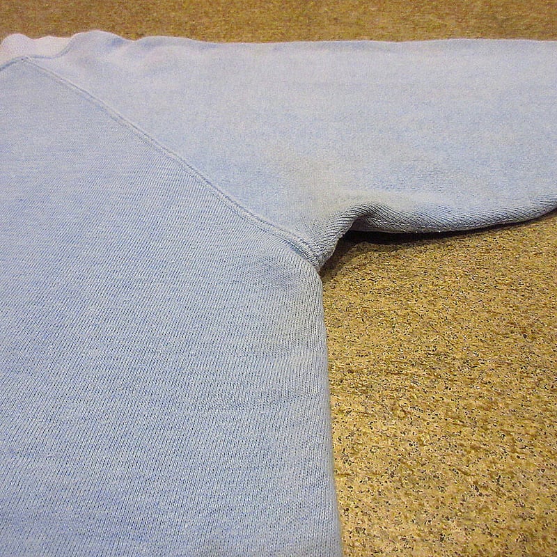 ビンテージ60's○Jockeyコットンラグランスウェット水色Size L ビンテージ60's○Jockeyコットンラグランスウェット水色Size L