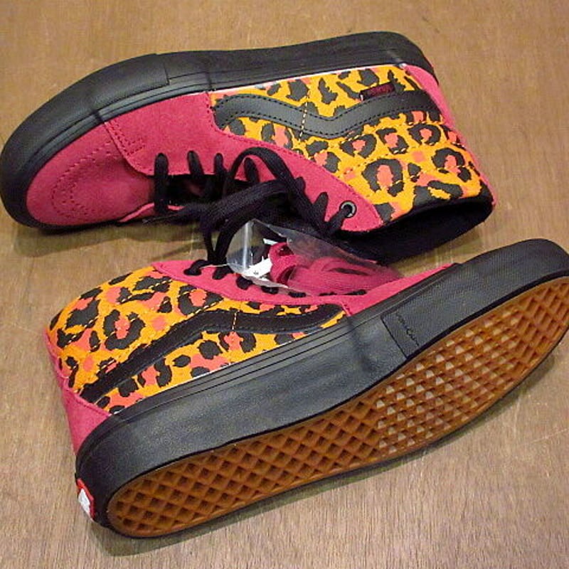 新品未使用 VANS SK8-HI PRO PUNK レオパード Size 7.5○21022