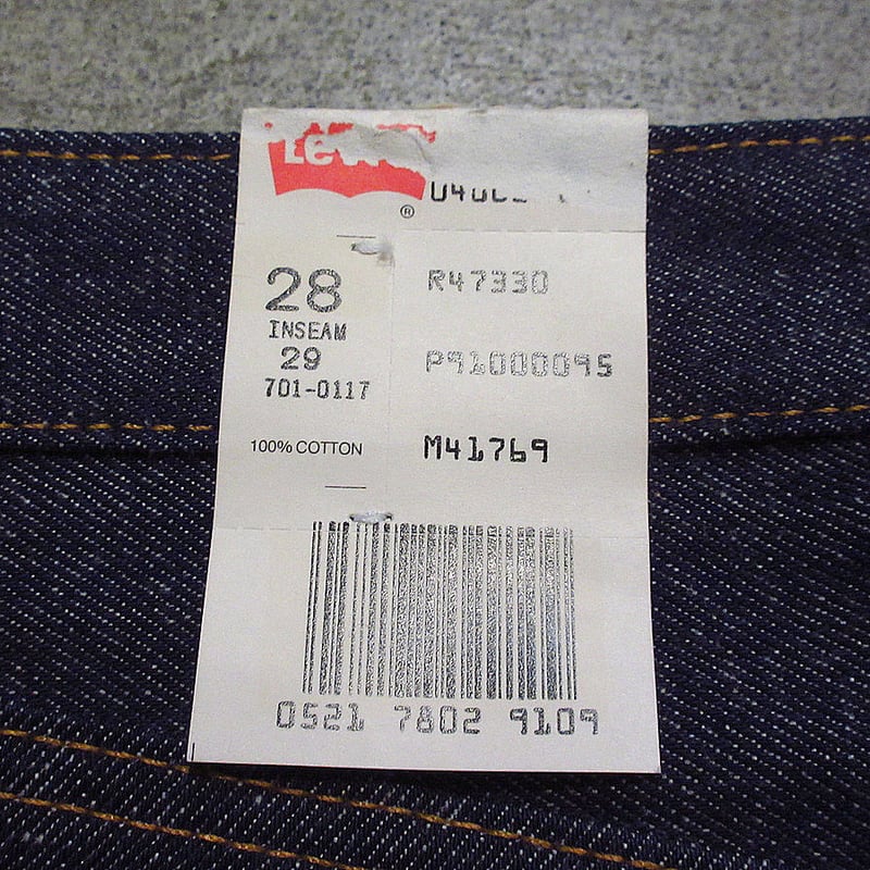 ビンテージ80's○DEADSTOCK Levi's 701表記W28 L29○240228i ビンテージ80's○DEADSTOCK Levi's 701表記W28 L29○240228i