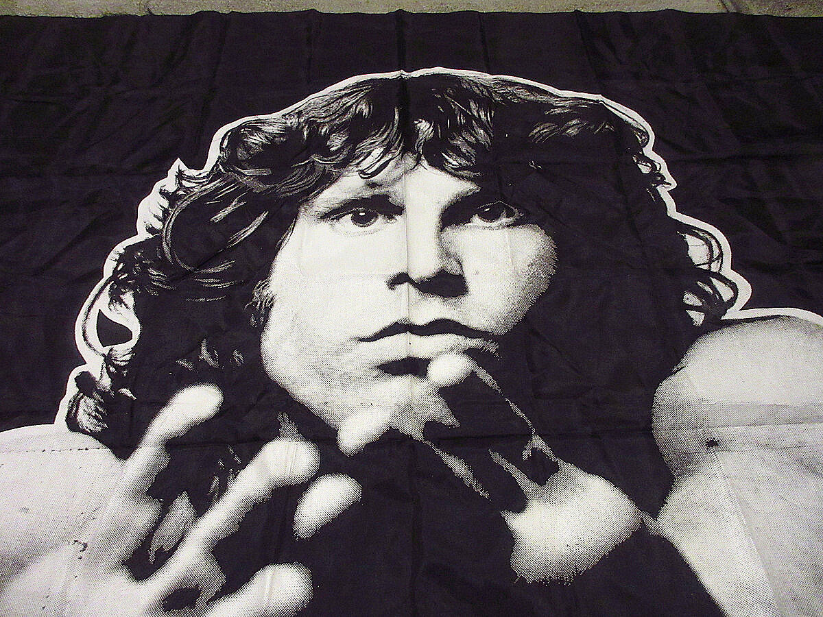ビンテージ80's○The Doorsタペストリーsize 114cm×113.5cm○210