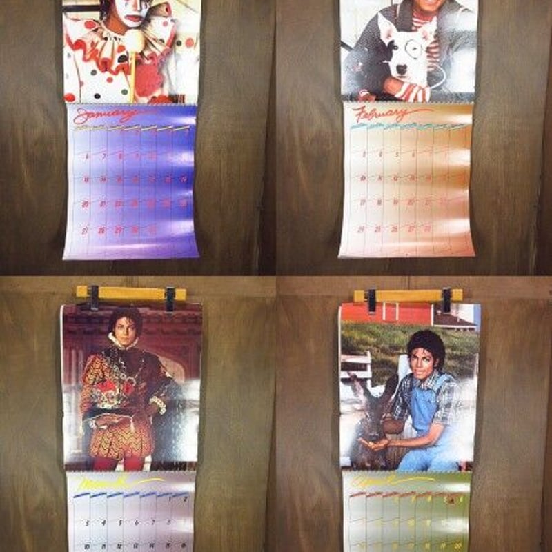 ビンテージ80's○The Official Michael Jackson 1985カレンダ