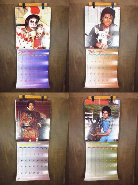 ビンテージ80's○The Official Michael Jackson 1985カレンダ