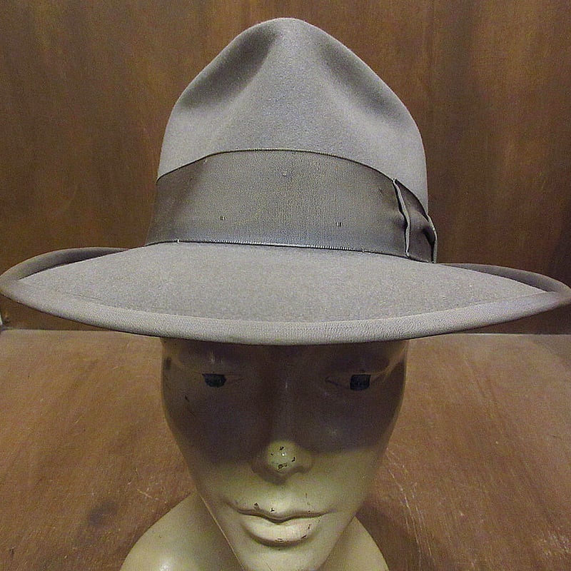 ビンテージ40's○Royal Stetson Whippetフェドラハットベージュ ビンテージ40's○Royal Stetson Whippetフェドラハットベージュ