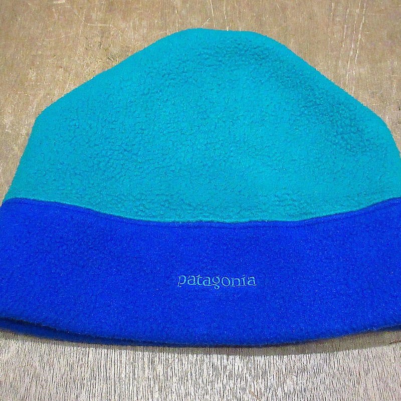 Patagonia パタゴニア ビンテージ フリースキャップ キッズ ビンテージ90's○PatagoniaキッズツートンフリースキャップL