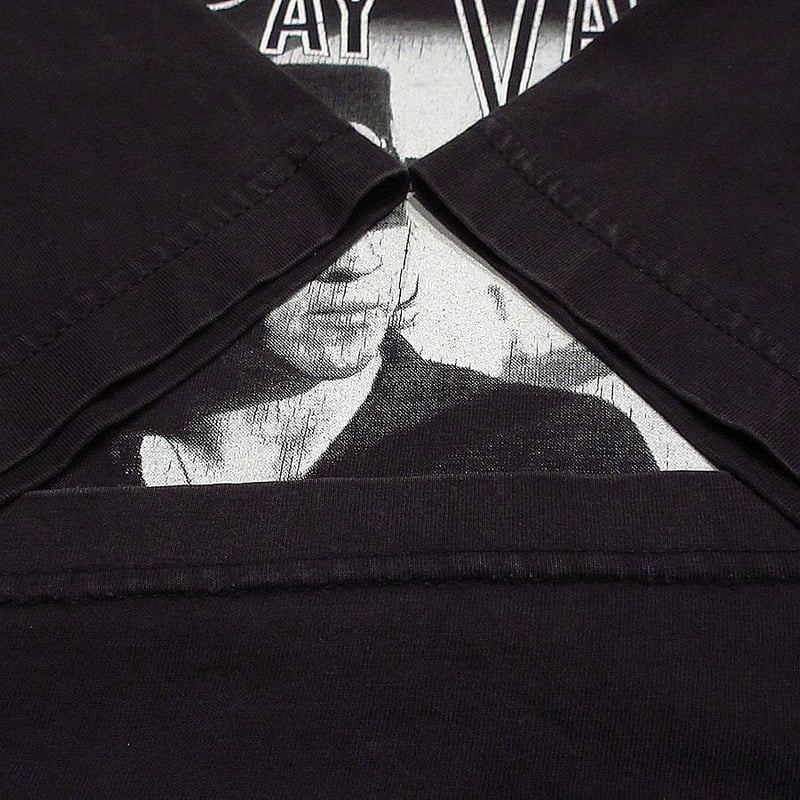 ビンテージ90's○STEVIE RAY VAUGHANプリントTシャツ黒size XL