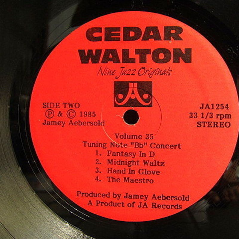 Jamey Aebersold○CEDAR WALTON VOLUME 35 Nine Jaz