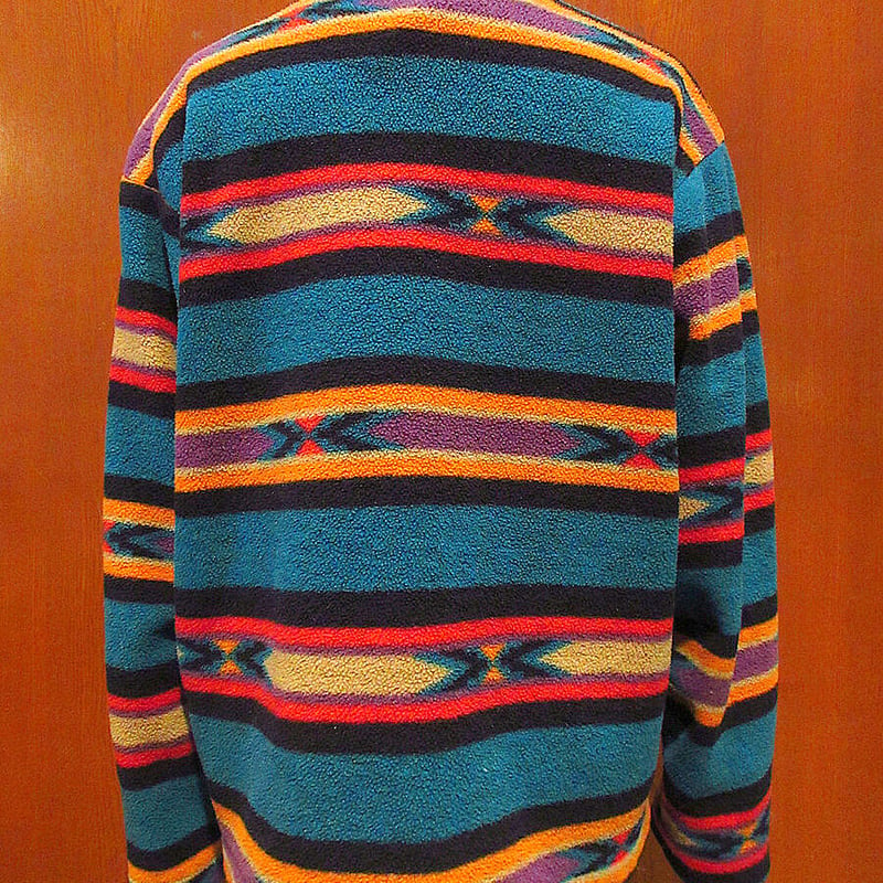 ビンテージ90's○WOOLRICHハーフジップフリースプルオーバーsize M 