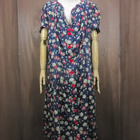 ビンテージ~20's○レース刺繍柄コットンキャミソールワンピース白×生成