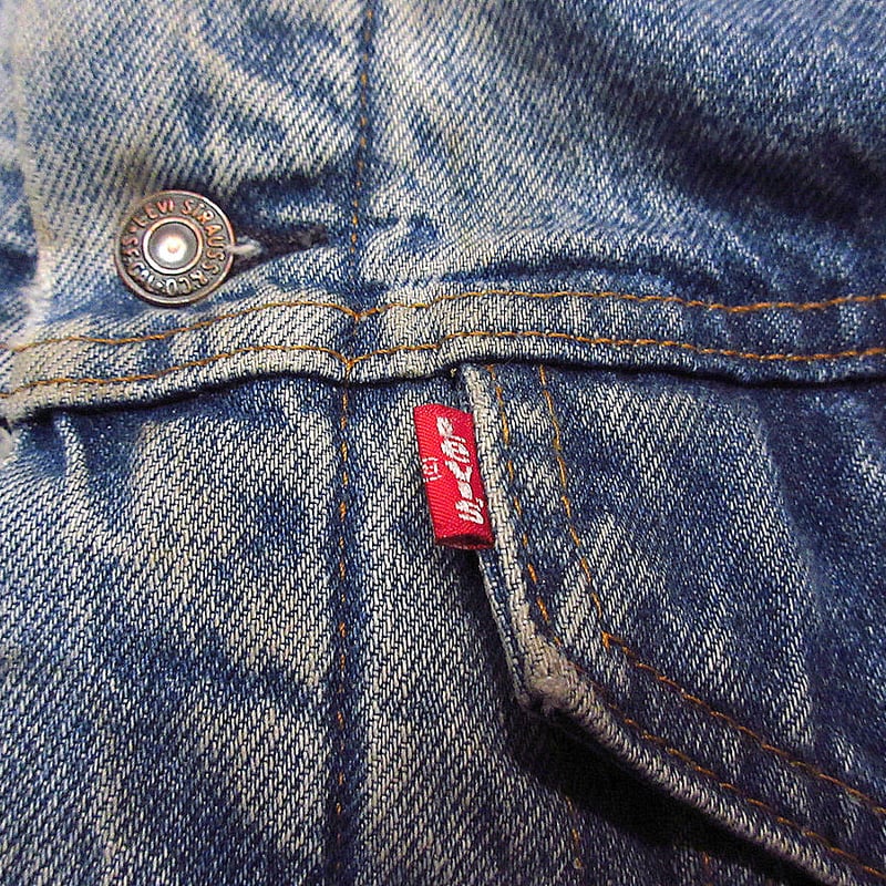 ビンテージ80's○Levi's 71506-0316裏地ブランケット付きデニム