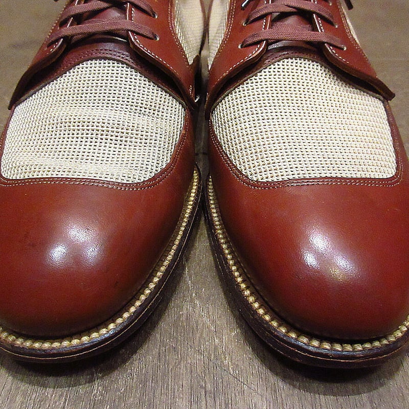 40s 50s スペクテイター コンビ レザーシューズ ヴィンテージ