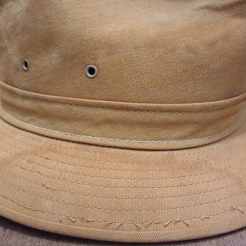 ビンテージ○HENSCHELコットンハットベージュXL○220314i3-m-ht-ot ヘン