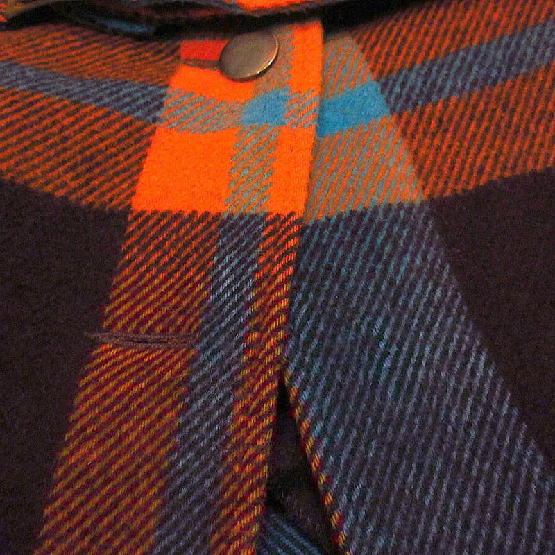 30s40s ビンテージウールオンブレチェックコート　USA製 30s40s ビンテージウールオンブレチェックコート USA製