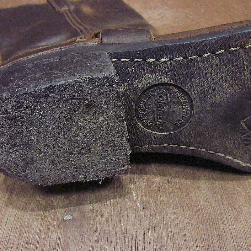 ビンテージ○FRYEレザーリングブーツ茶size 7 1/2M○231017j8-m-bt-2
