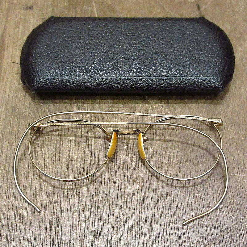 ビンテージ40's○ケース付きAmerican Optical 1/10 12KGF FUL-
